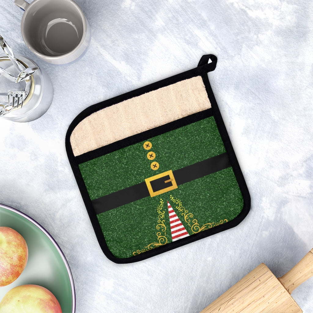Elf Pot Holder, Christmas Pot Holder Home Decor