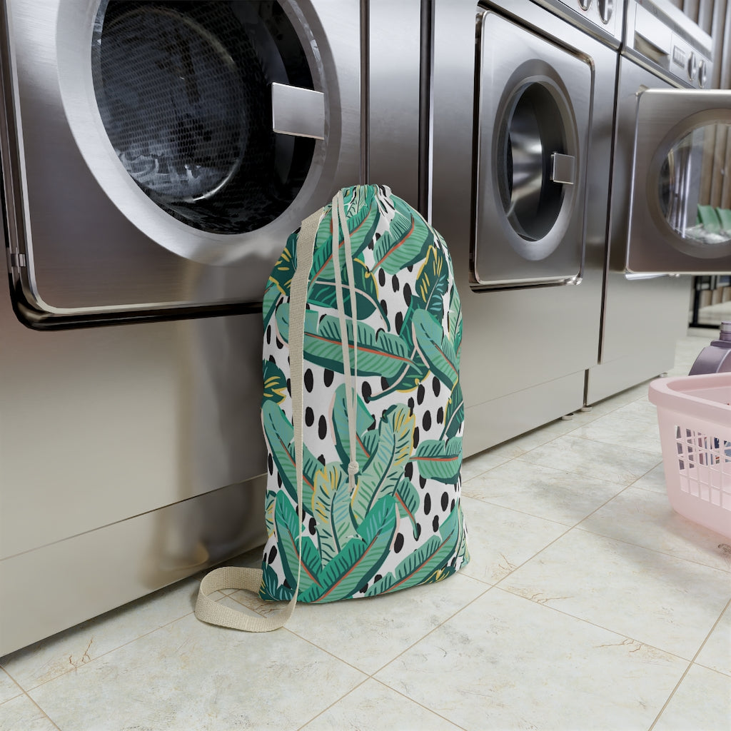 Tropical Personalized Laundry Bag Home Decor