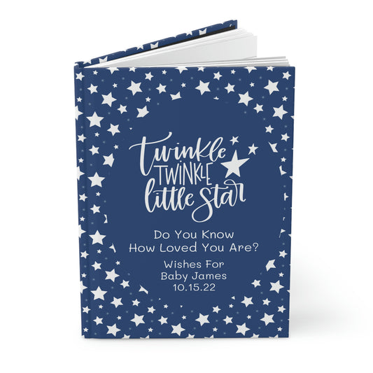 Twinkle Twinkle Litte Star Personalized Baby Shower Guest Book