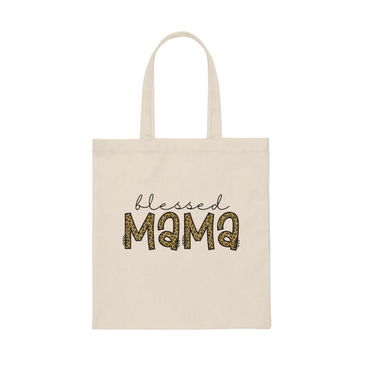 Blessed Mama Canvas Tote Bag - Premium Bags - Just $15! Shop now at Nine Thirty Nine Design