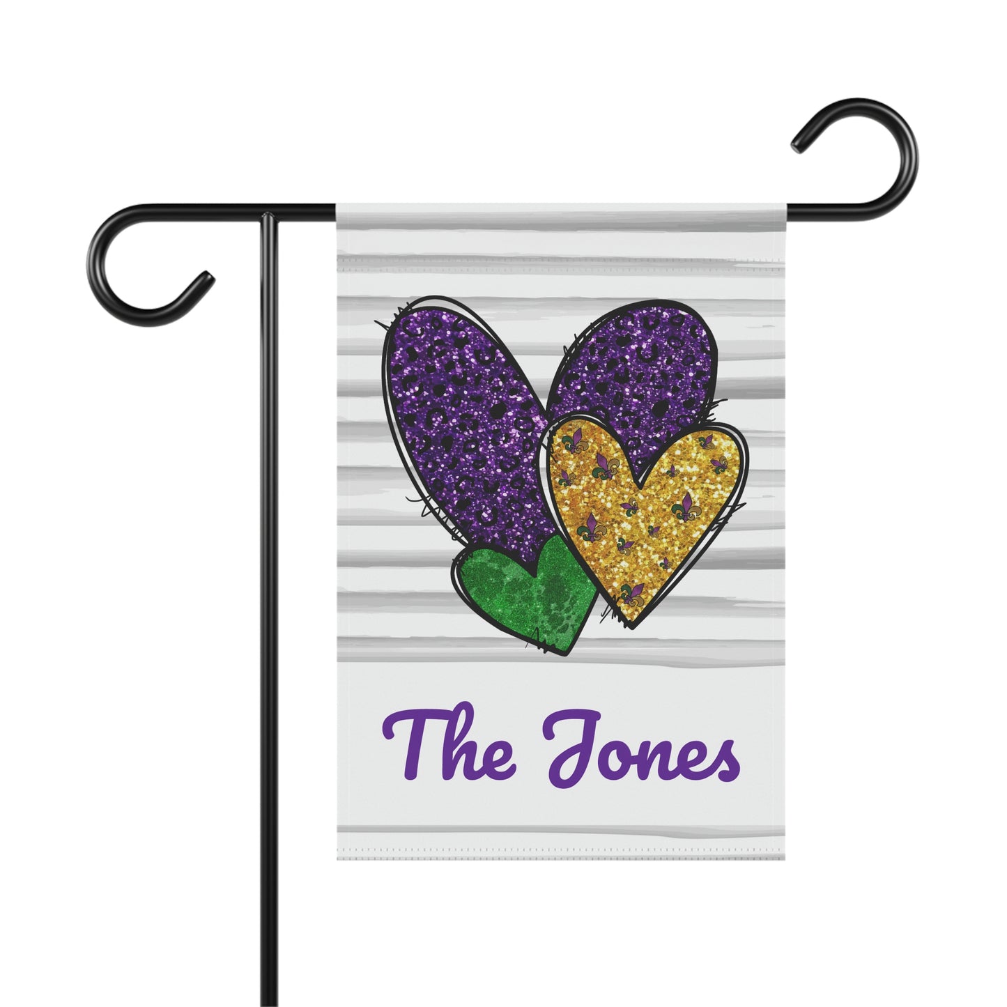 Mardis Gras Garden Flag