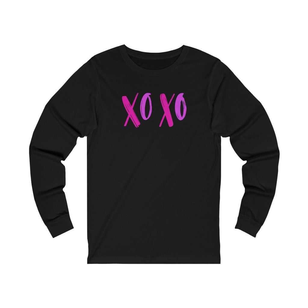 Valentine's Shirts for Women, LOVE Shirt, Cute Valentine's Tshirt Heart, Valentine's T-shirt, XOXO Shirt Mom Valentine Gift, Long Sleeve Long-sleeve