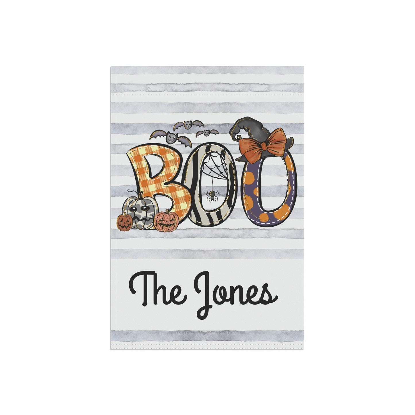 Boo Ghost Halloween Garden Flag