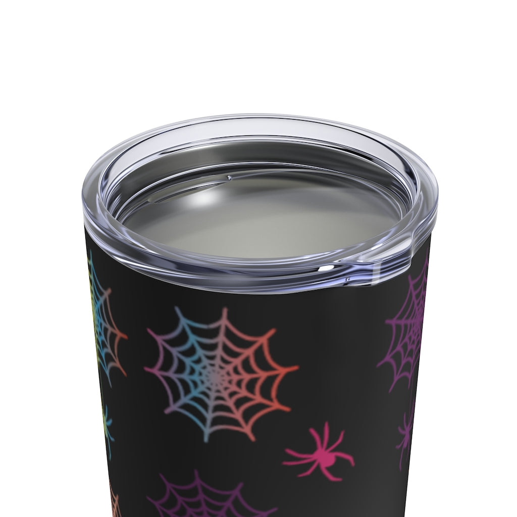 Halloween Rainbow Spider Tumbler 10oz Mug