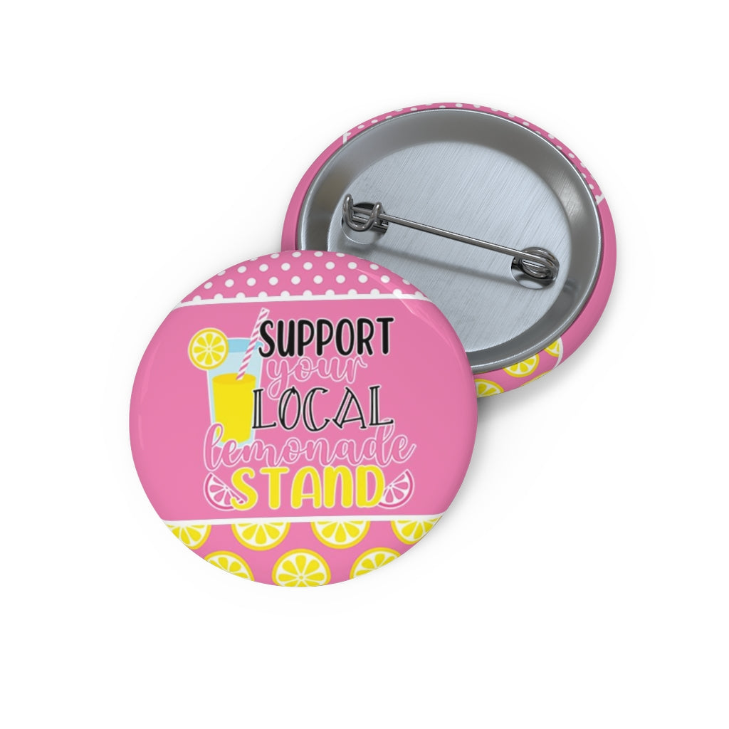 Support Your Local Lemonade Stand Pin - Premium Accessories - Just $9.25! Shop now at Nine Thirty Nine Design