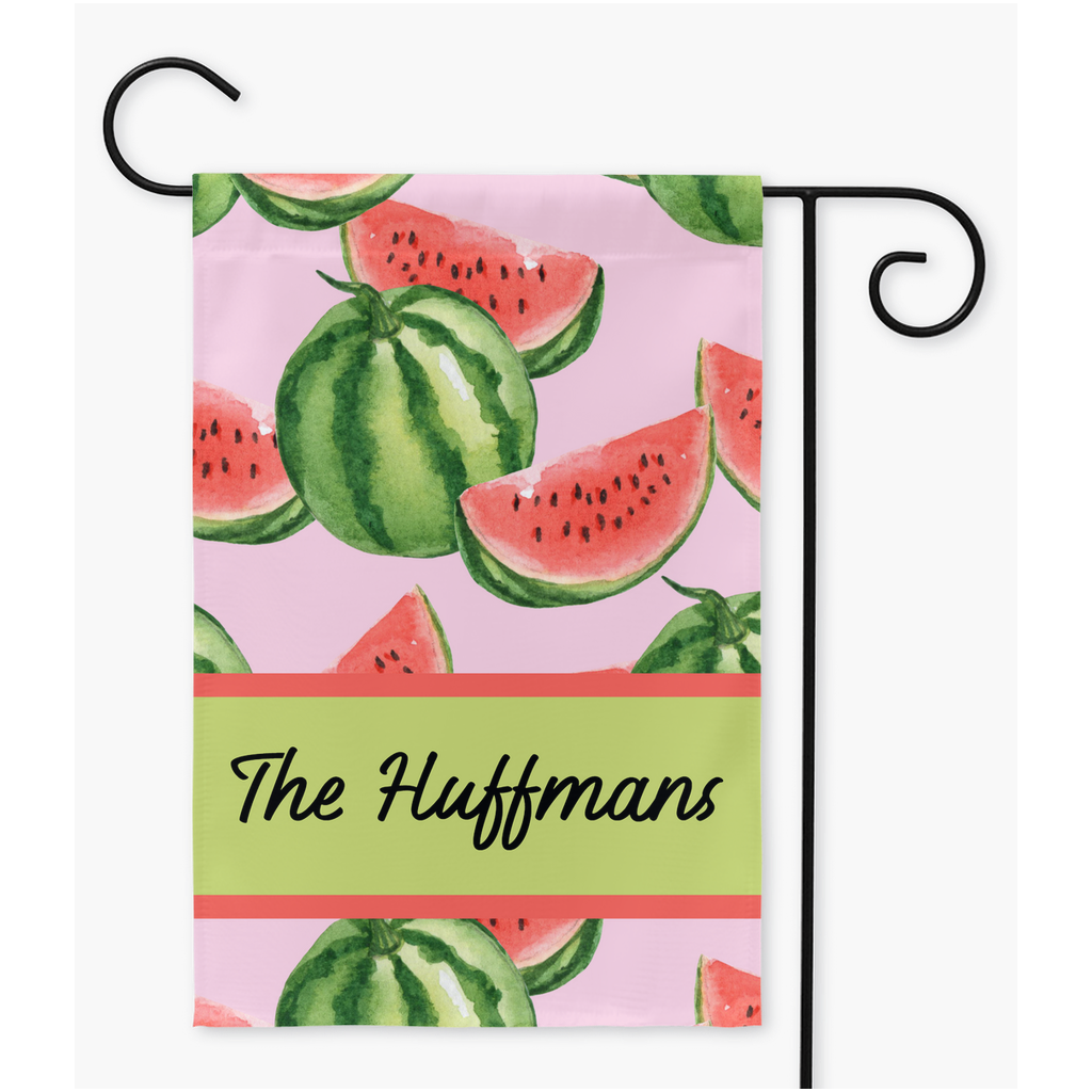 Watermelon Garden Flag Flag