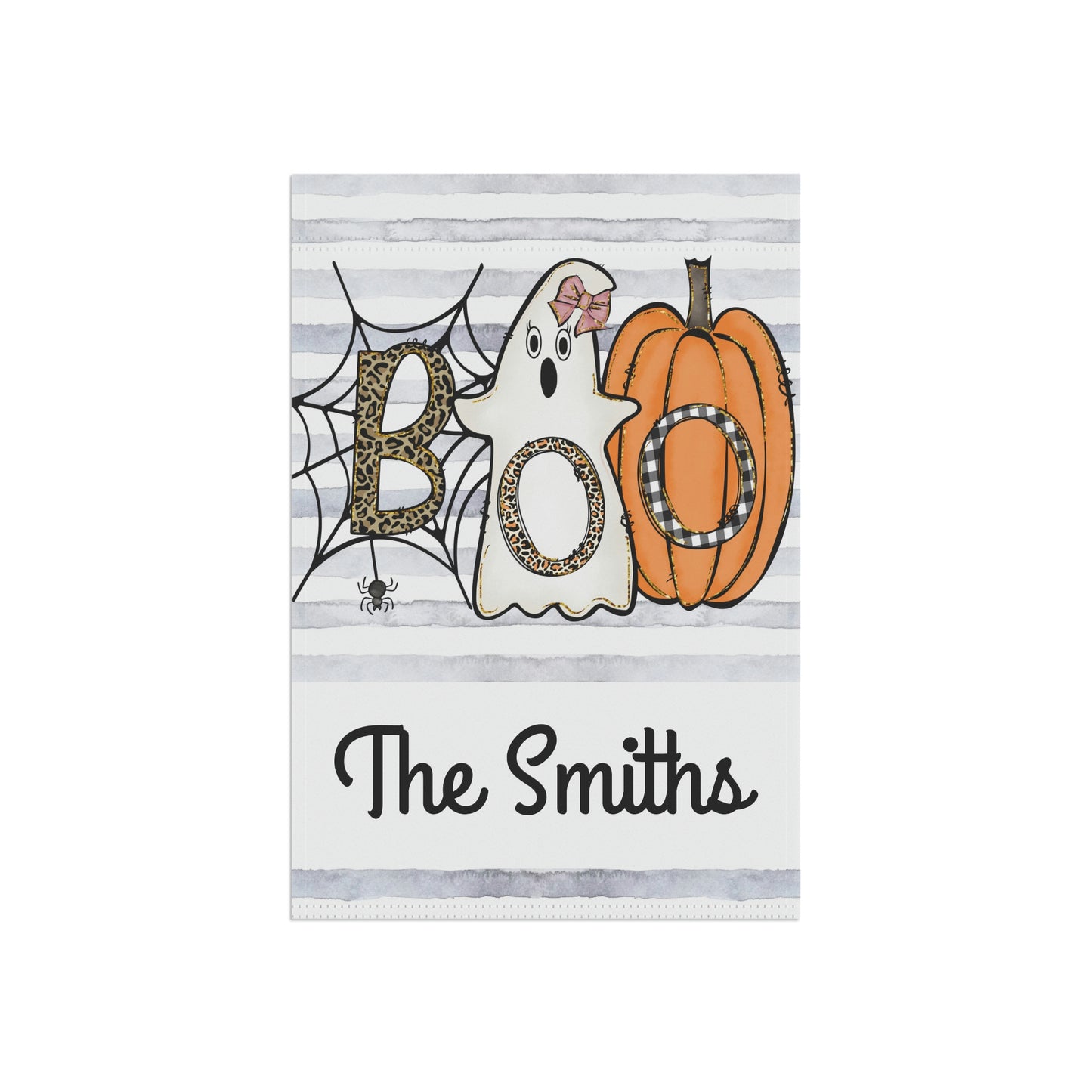 Personalized Boo Fall Garden Flag