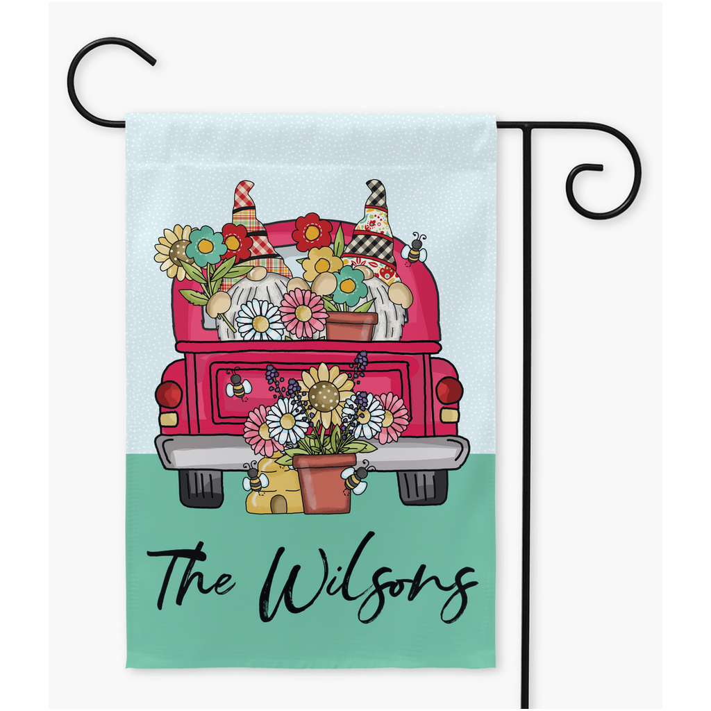 Gnome Garden Flag Flags