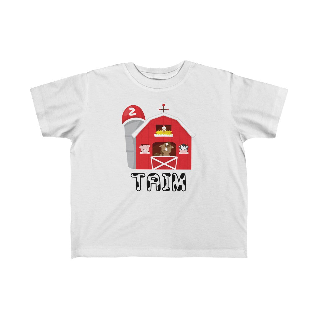 Custom Farm Toddler TShirt Kids clothes