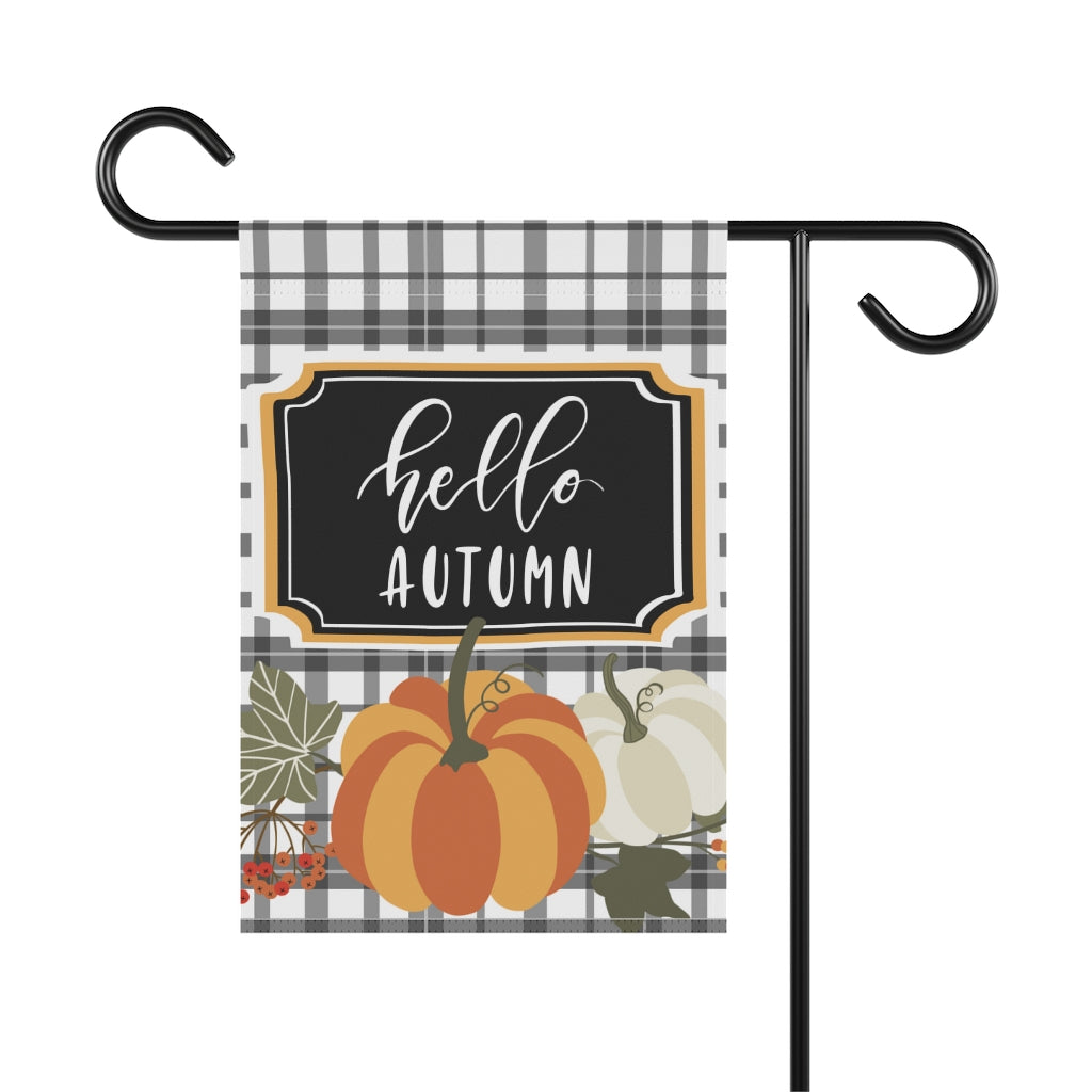 Hello Autumn Garden Flag