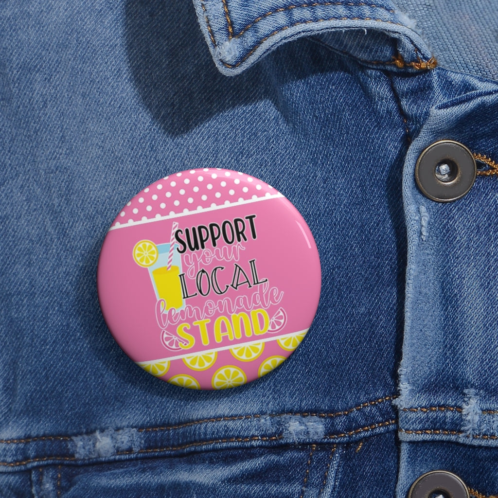 Support Your Local Lemonade Stand Pin - Premium Accessories - Just $9.25! Shop now at Nine Thirty Nine Design