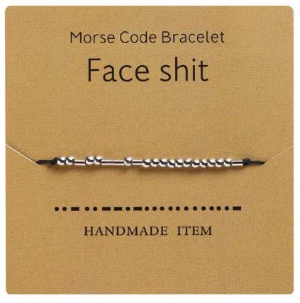 Morse Code Bracelet - Various Sayings Jewelry