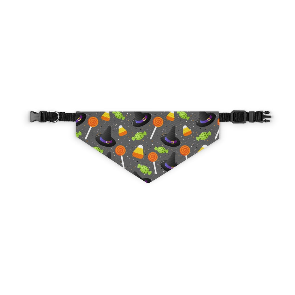 Halloween Pet Bandana Collar, Spiderweb Pet Bandana, Spooky Pet Collar, Dog Costume Pets