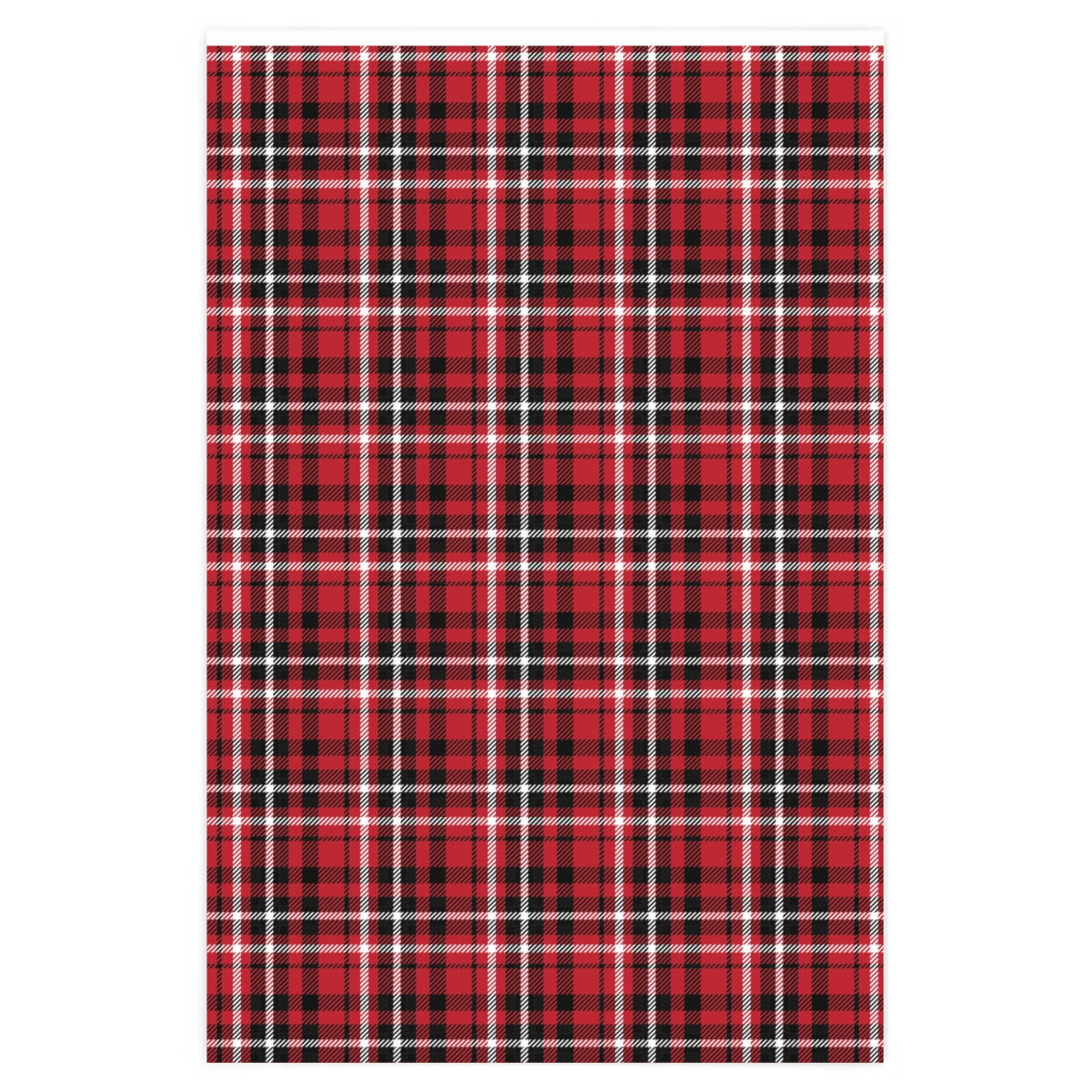 Tartan Red Plaid Christmas Wrapping Paper
