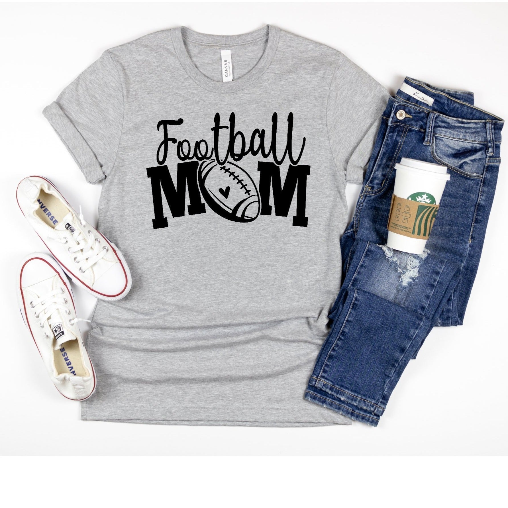 Football mom tee