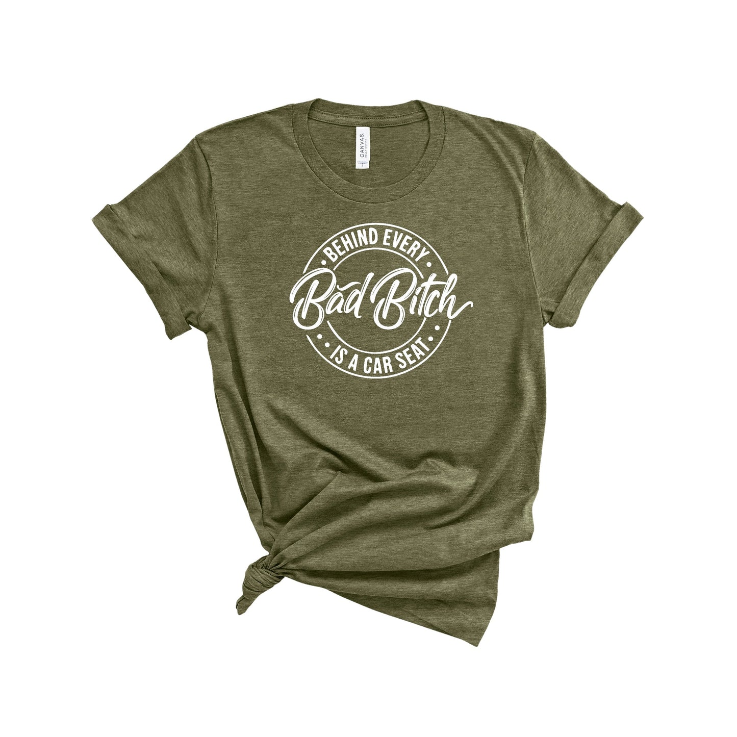 Behind Every Bad Bitch Is A Car Seat Tshirt, Bad Moms Tshirt T-Shirt