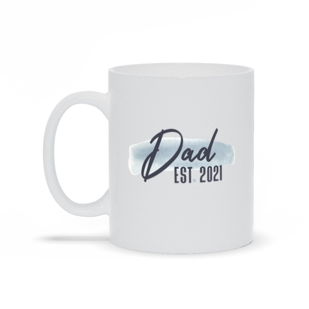 Dad Established 2021 Mug, New Dad Mug, New Parent Gift, Baby Announcement, New Parents Mug, Pregnancy Reveal, Gender Reveal, Father's Day Mug