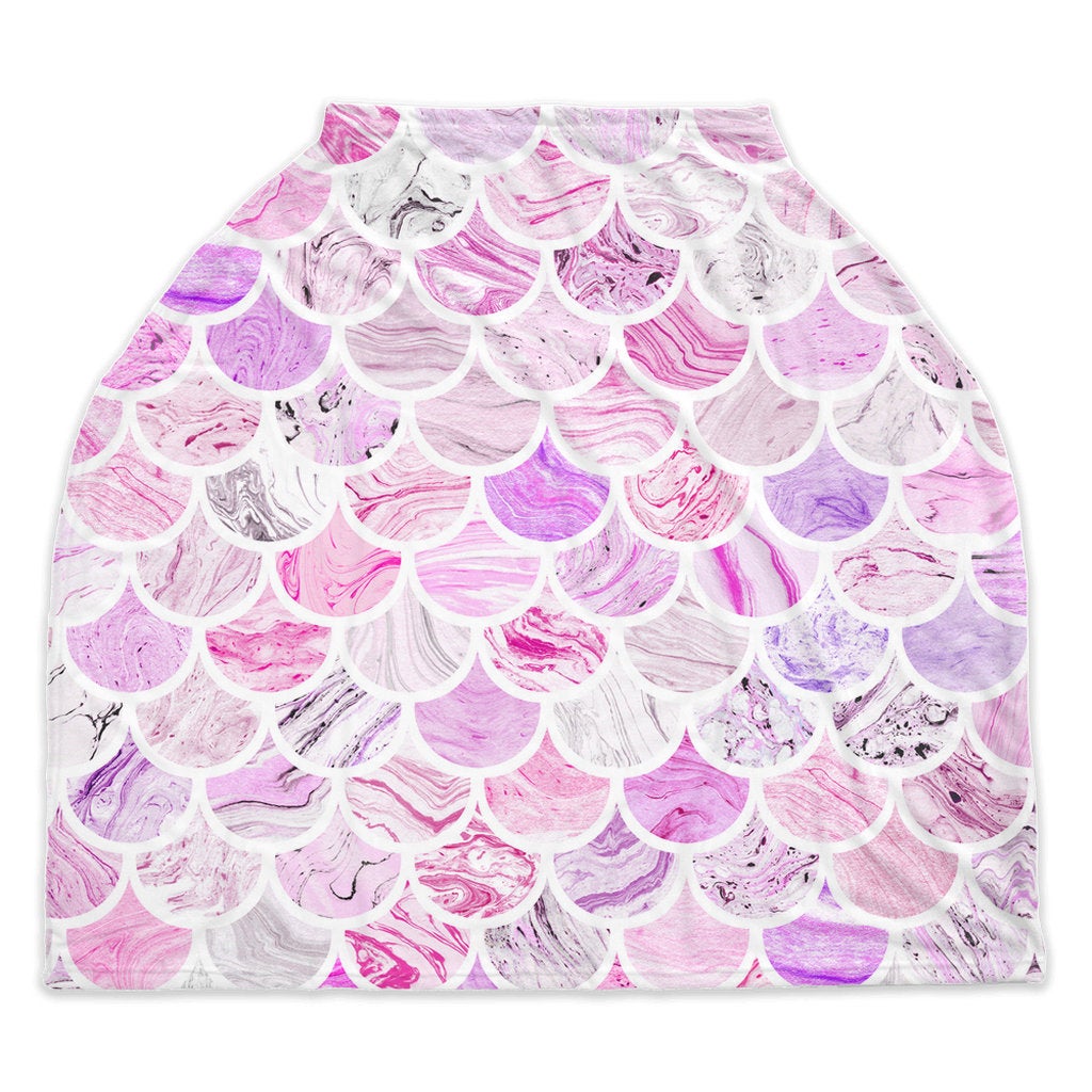 Nursing Covers, Breastfeeding Cover, Nursing Cover Up, New Baby Gift, Infinity Scarf, Car Seat Cover, Shopping Cart, Mermaid, Pink Scale - Premium Nursing Cover - Just $31.50! Shop now at Nine Thirty Nine Design
