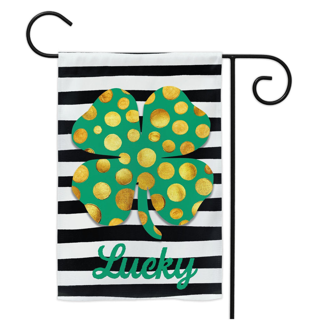 Lucky Garden Flag Flag