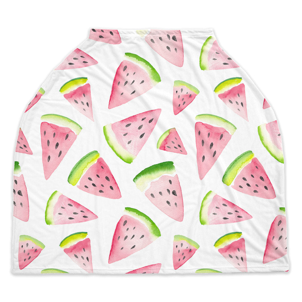 Watermelon Nursing Cover, Breastfeeding Cover, Nursing Cover Up, New Baby Gift, Infinity Scarf, Car Seat Cover, Shopping Cart Nursing Cover