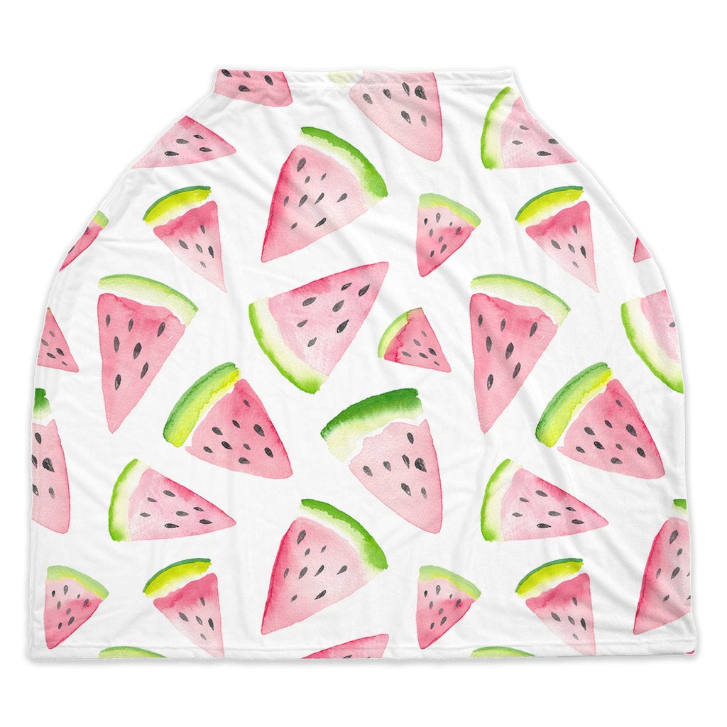 Watermelon Nursing Cover, Breastfeeding Cover, Nursing Cover Up, New Baby Gift, Infinity Scarf, Car Seat Cover, Shopping Cart Nursing Cover