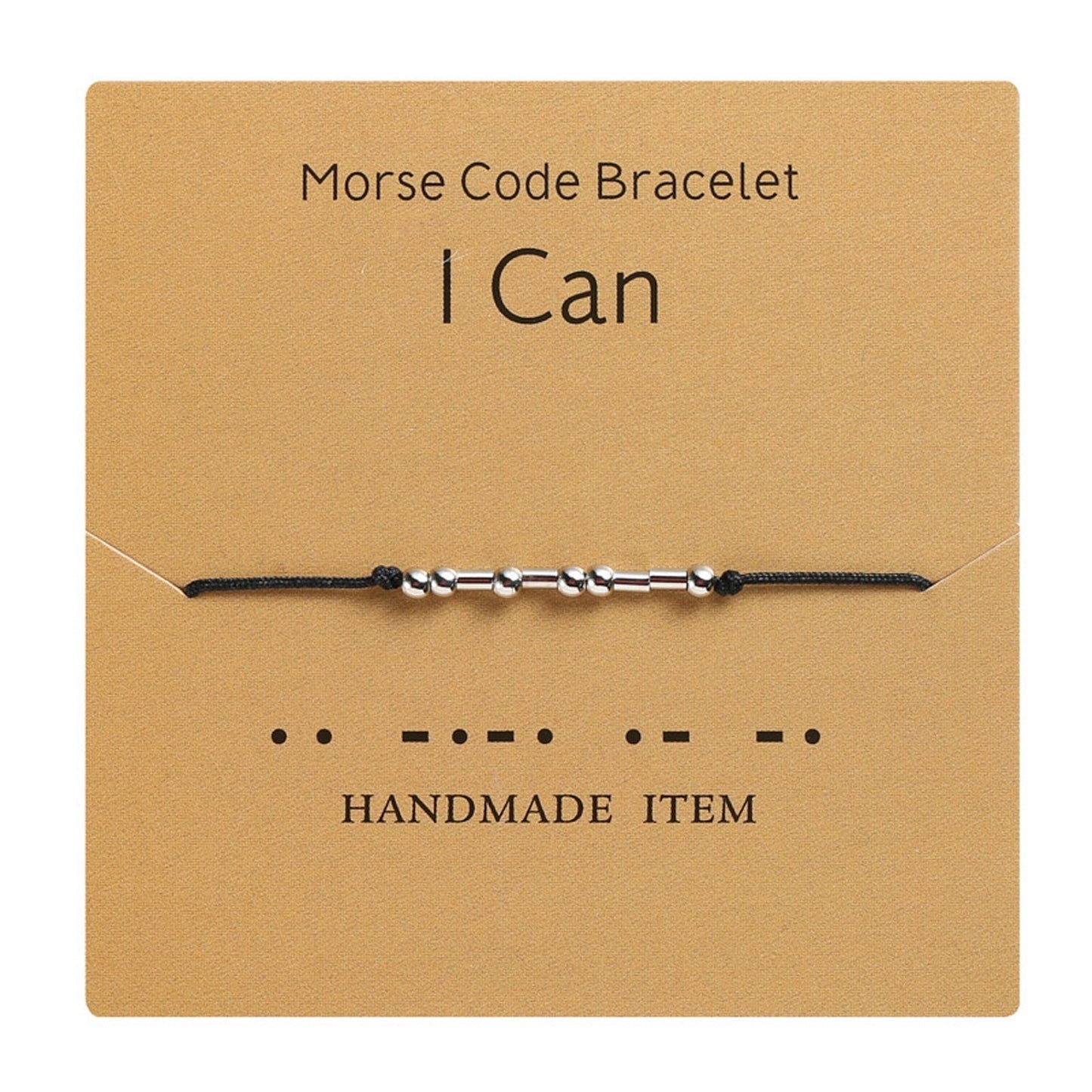 Morse Code Bracelet - Various Sayings Jewelry