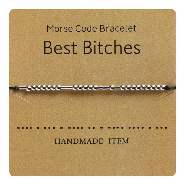 Morse Code Bracelet Various Sayings – Nine Thirty Nine Design