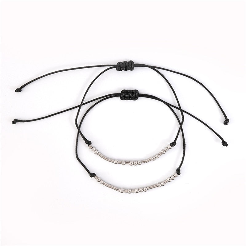 Morse Code I Love You Bracelet Jewelry