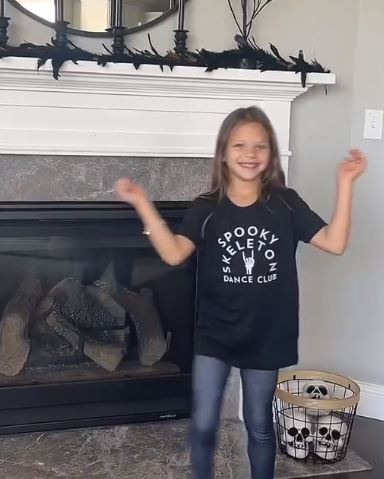 Spooky Skeleton Dance Club - Youth Short Sleeve Tee