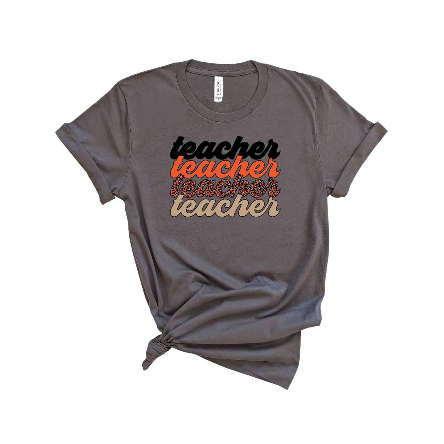 Halloween Teacher Shirt, Fall Teacher Shirt, Leopard Teacher Shirt, Trendy Teacher Tshirt, Cute Teacher Outfit, Teacher Gift, Spooky Teacher T-Shirt