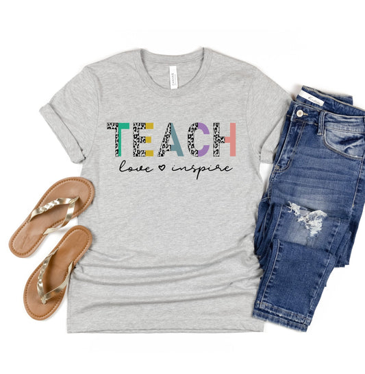 Teach Love Inspire Tshirt - Premium T-Shirt - Just $21.50! Shop now at Nine Thirty Nine Design