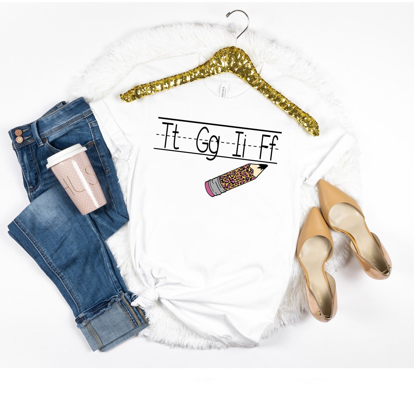 TGIF Teacher Shirt, Kindergarten Teacher Shirt, Teacher Gift, Teacher Shirts, Teacher T-shirt, Teacher Appreciation Gift, Alphabet T-Shirt