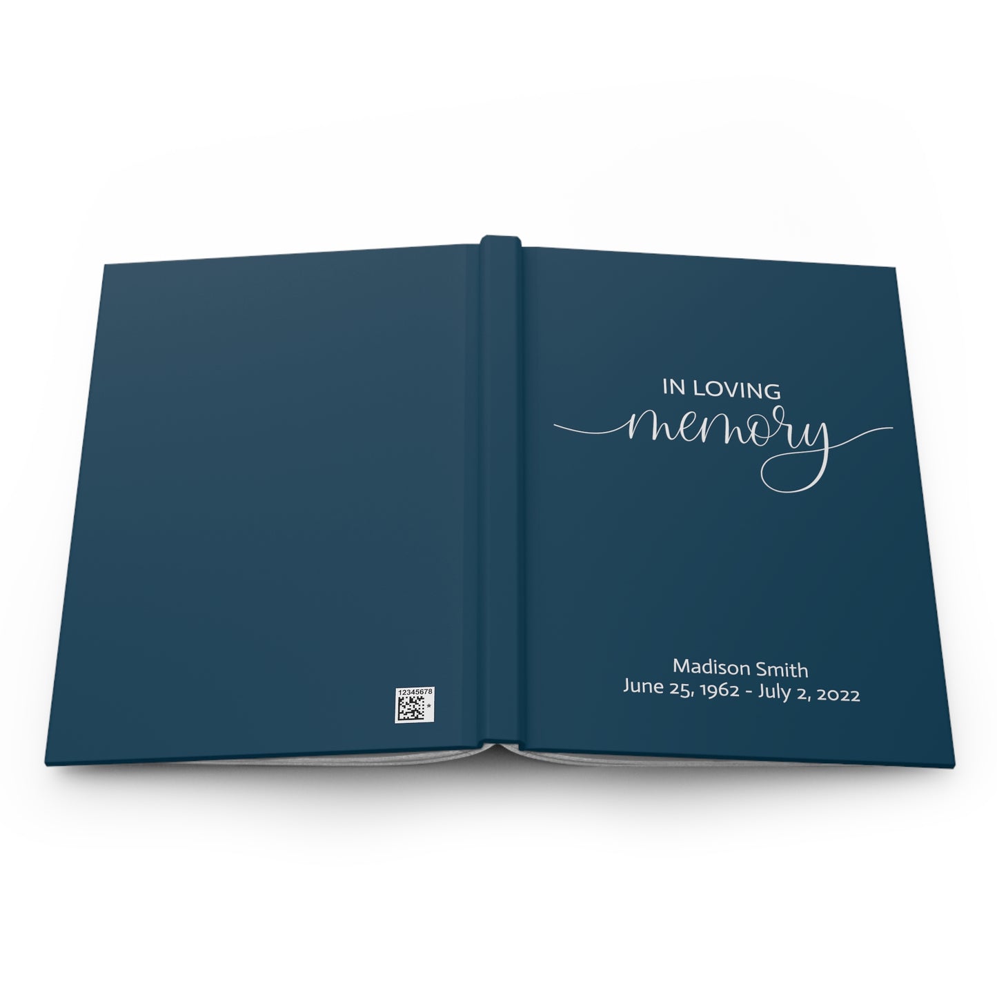 Funeral Guest Book, Memorial Book, Book to Sign, Sympathy Gift, Life Celebration, In Loving Memory, Funeral Registry, Memorial Guest Book