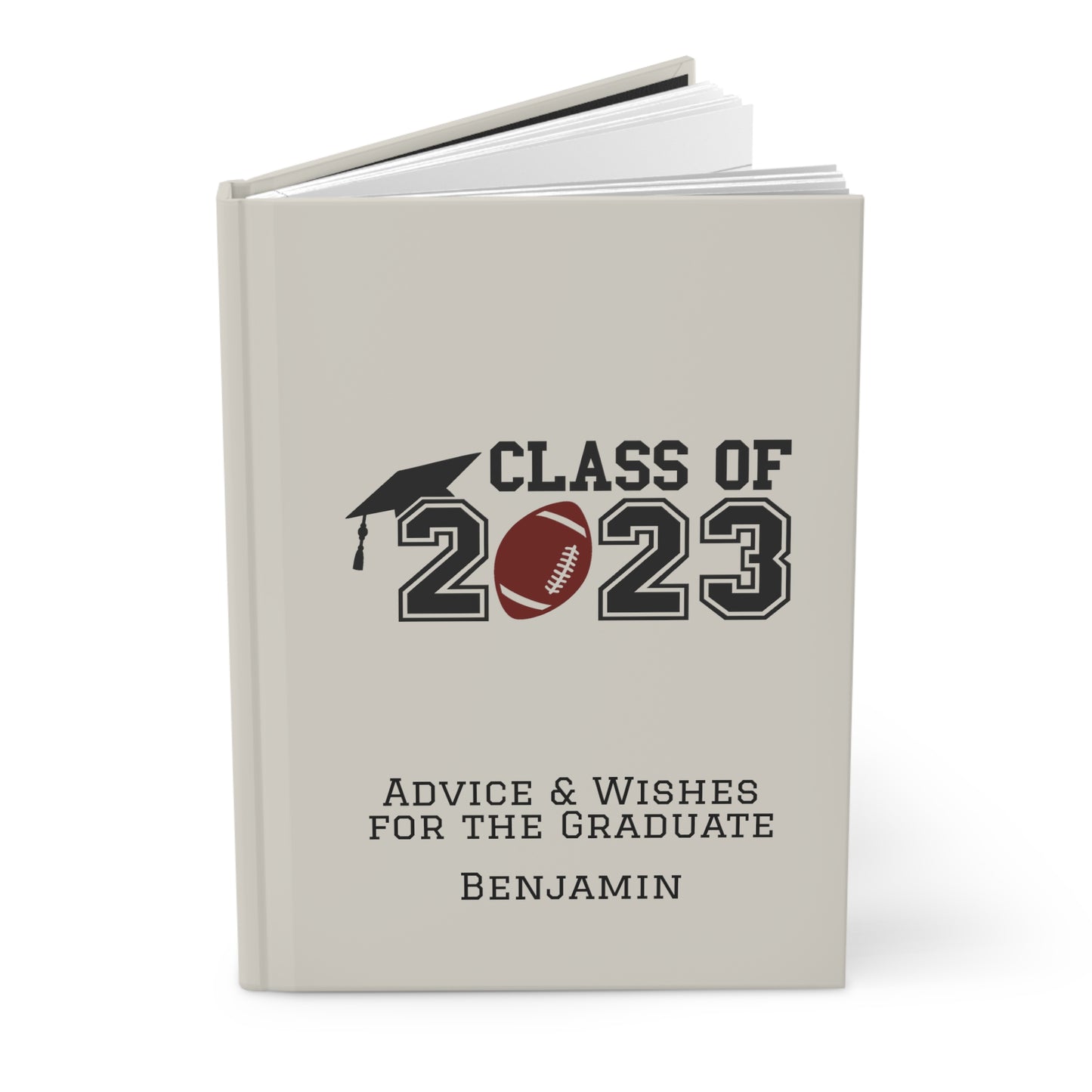 Football Graduation Guest Book, Graduation Party, 2023 Graduate, High School Grad, College Graduation Gift, Graduation Book to Sign