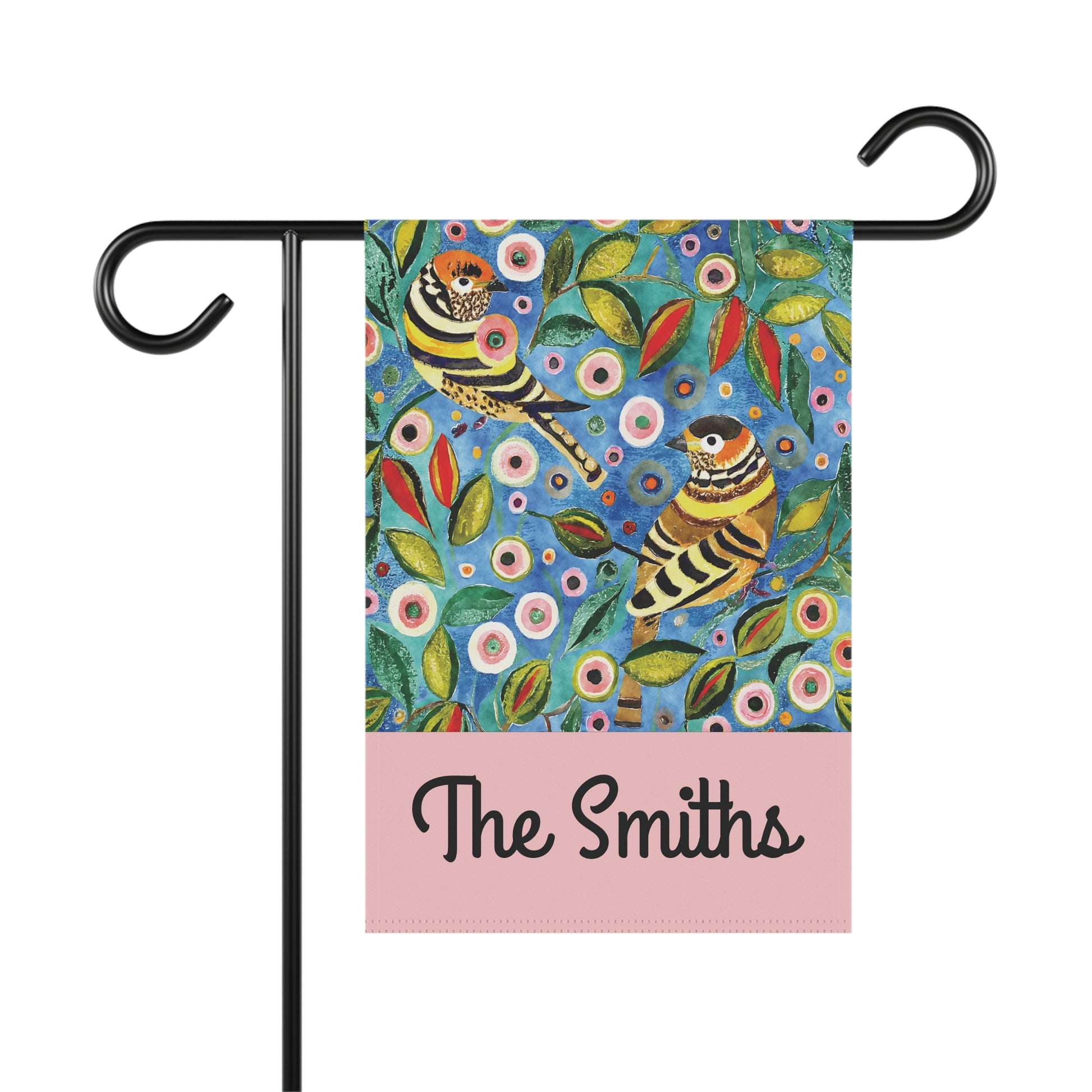 Personalized Sparrow Garden Flag for Spring and Summer Home Decor