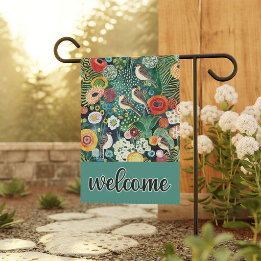 Sparrow Personalized Garden Flag for Spring and Summer - Premium Home Decor - Just $21.99! Shop now at Nine Thirty Nine Design