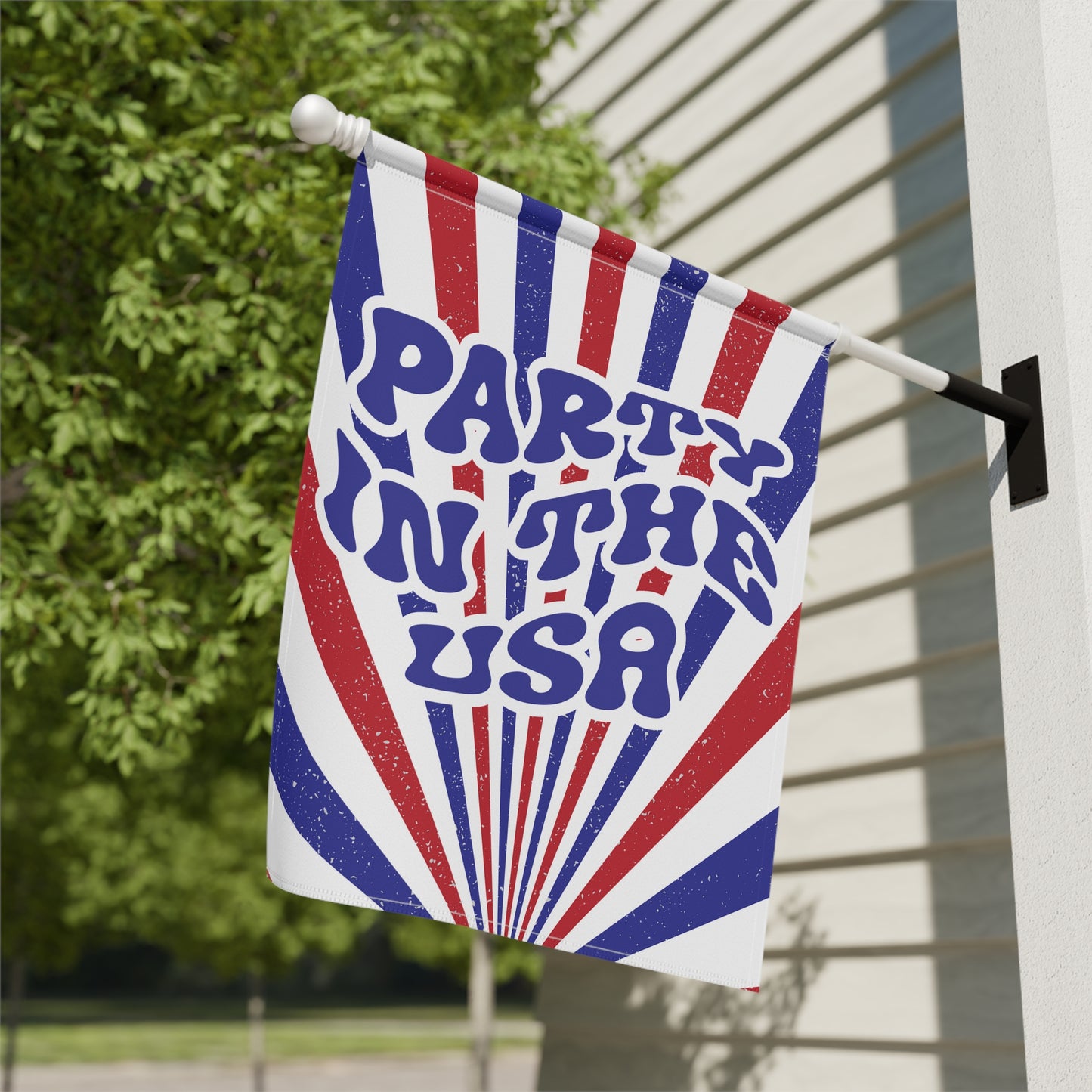 4th of July Garden Flag, Party In The USA, Welcome Flag, Summer Garden Flag, Retro Garden Flag, House Flag, Independence Day, USA