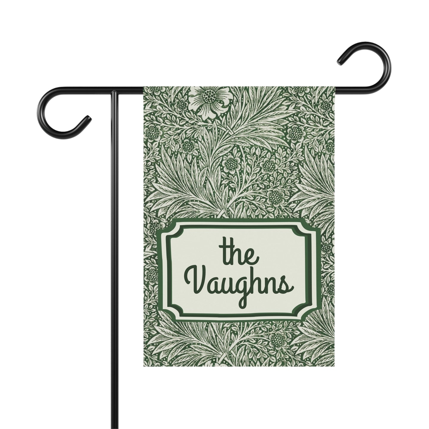 William Morris Vine Pattern Personalized Garden Flag - Premium Home Decor - Just $21.50! Shop now at Nine Thirty Nine Design