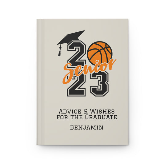 Basketball, Graduation Guest Book, Graduation Party, 2023 Graduate, High School Grad, College Graduation Gift, Graduation Book to Sign