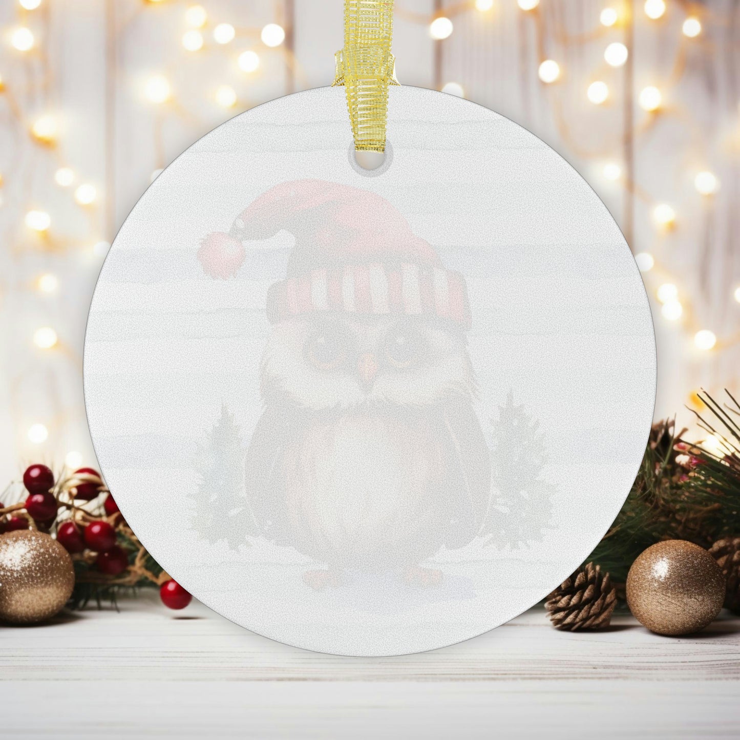 Glass Owl Ornament, Owl Gift, Owl Tree Decor, Owl Lover, Winter Owl, Christmas Ornament - Premium Home Decor - Just $18.50! Shop now at Nine Thirty Nine Design