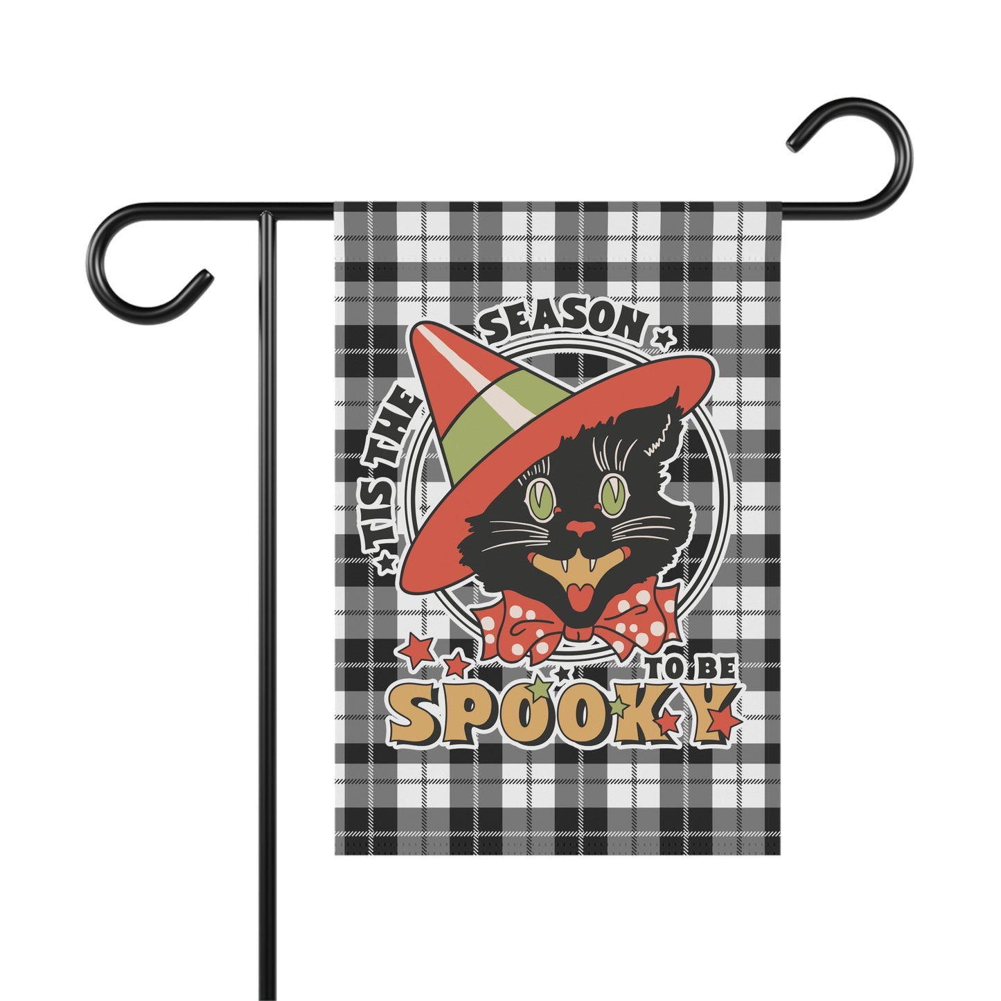 Tis The Season to be Spooky Black Cat Halloween Garden Flag - Premium Home Decor - Just $21.50! Shop now at Nine Thirty Nine Design