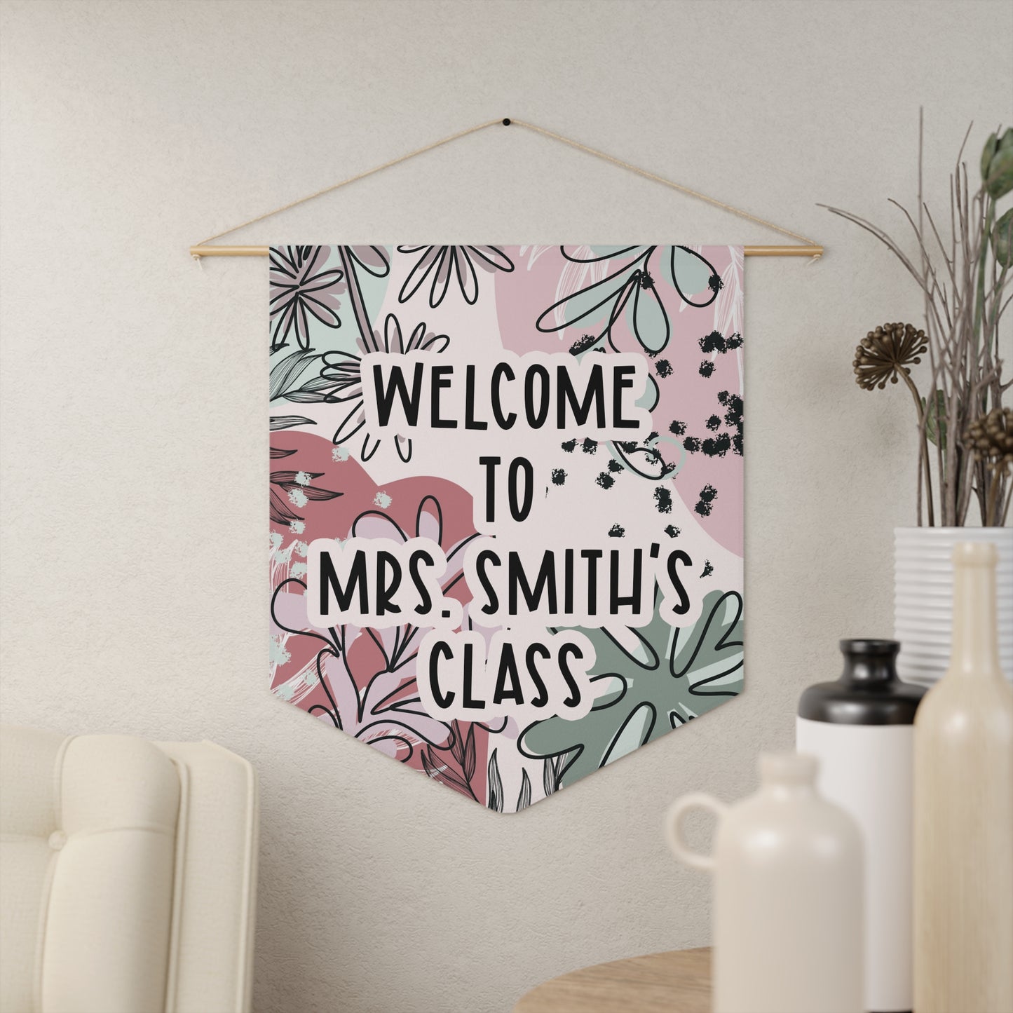 Boho Classroom Decor - Welcome to Class Sign
