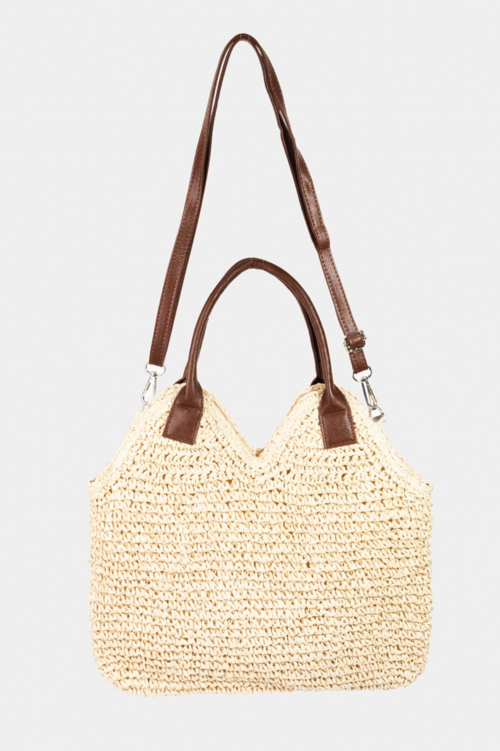 Fame Straw Braided Faux Leather Strap Shoulder Bag - Premium  - Just $36! Shop now at Nine Thirty Nine Design