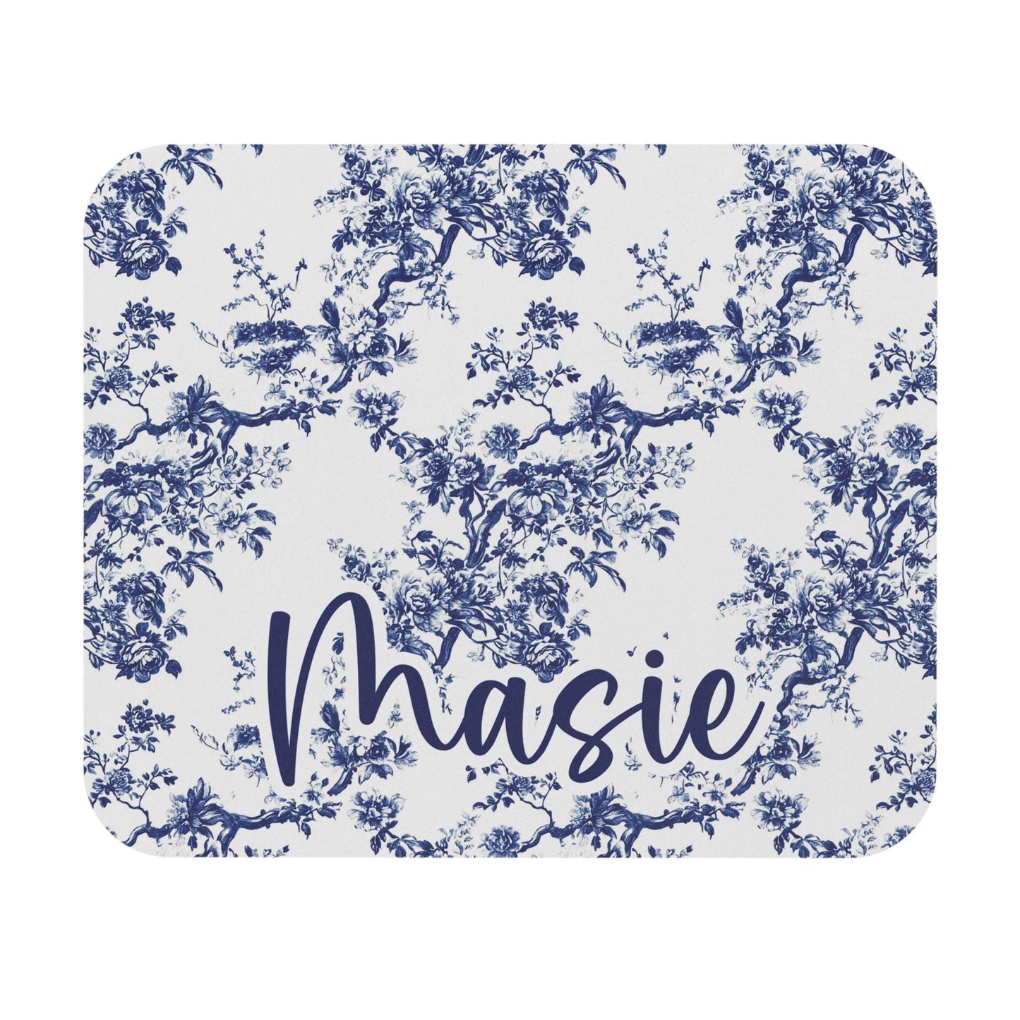 Personalized Chinoiserie Toile Mouse Pad Office