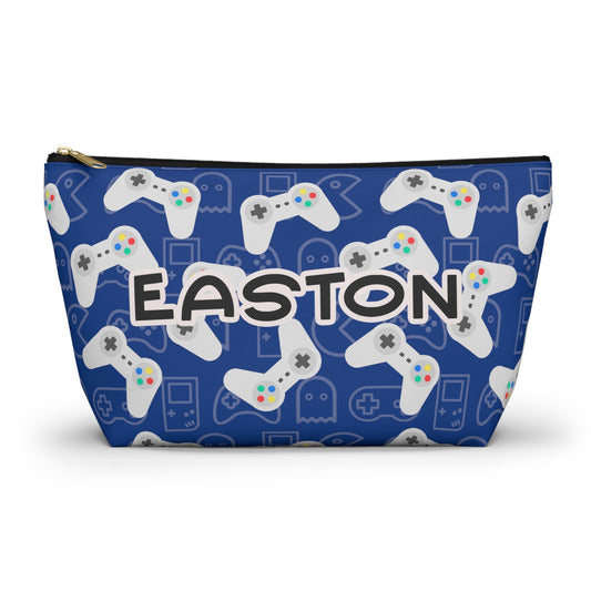 Personalized Video Game Pencil Zippered Pencil Pouch Office