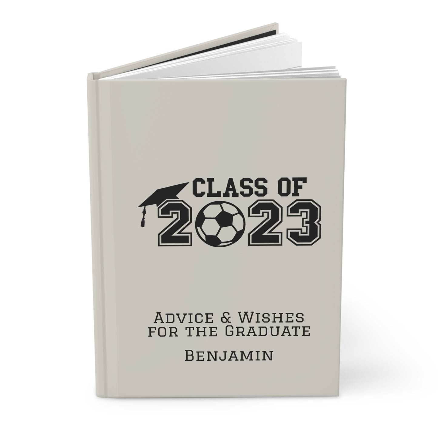 Soccer Graduation Guest Book, Graduation Party, 2023 Graduate, High School Grad, College Graduation Gift, Graduation Book to Sign