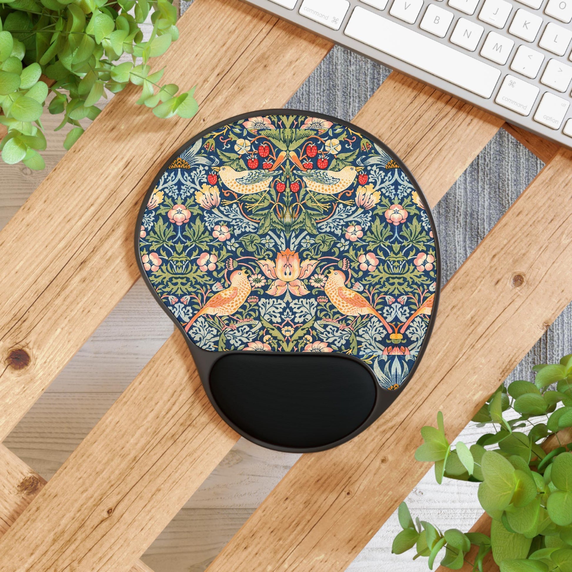 William Morris Mouse Pad with Wrist Rest Office