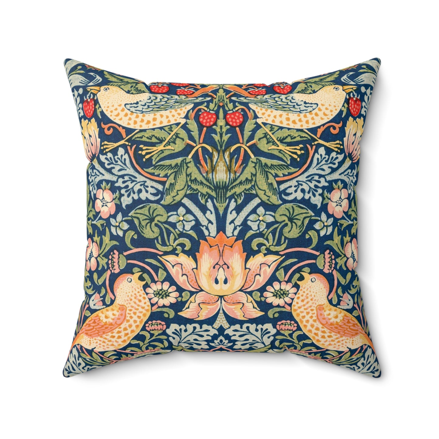 William Morris Strawberry Thief Patterned Throw Pillow & Cover - Premium Home Decor - Just $28! Shop now at Nine Thirty Nine Design