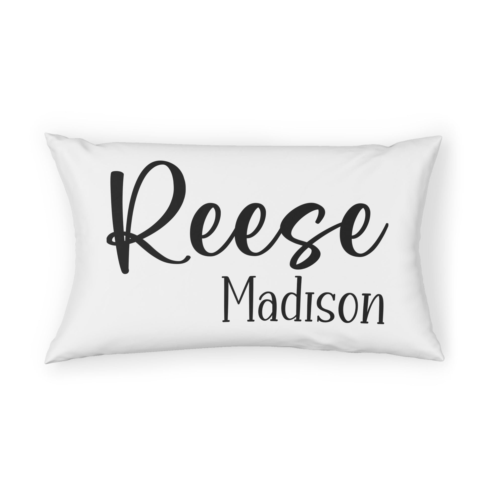 Personalized Pillow Case with Script Name Home Decor