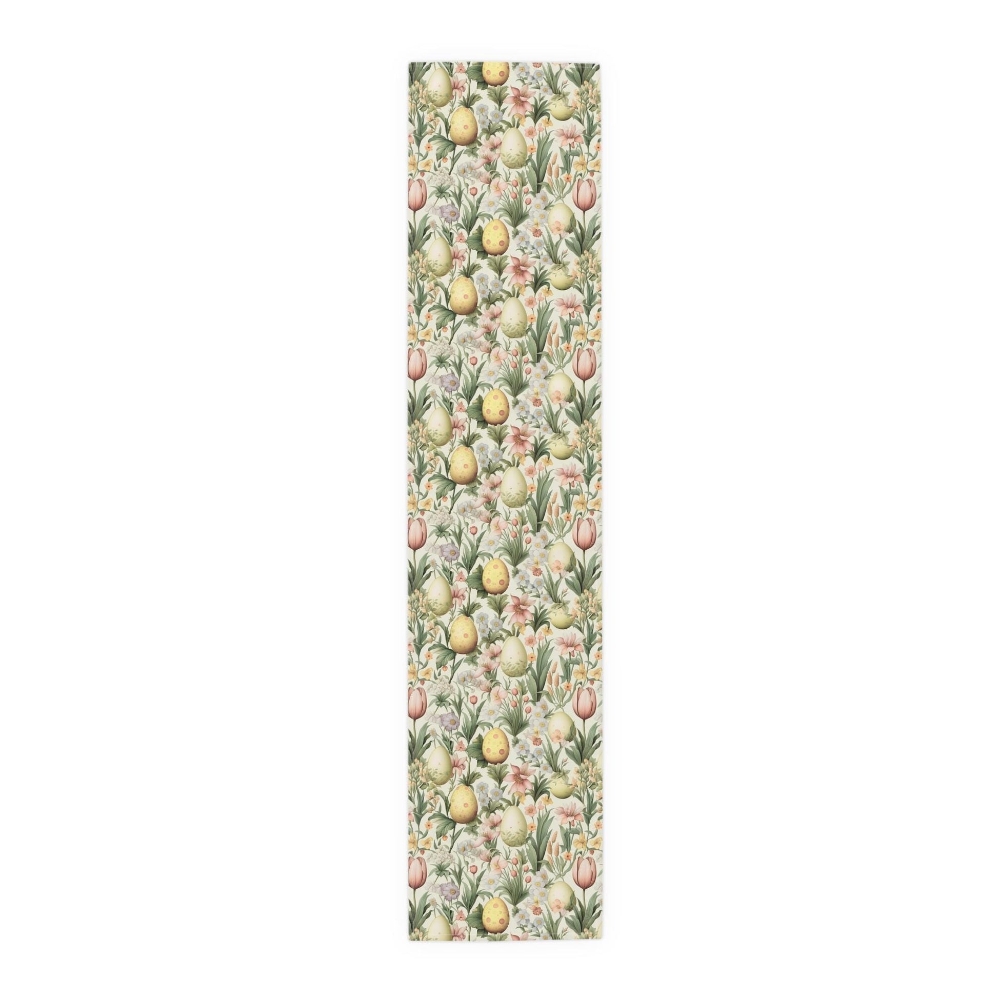Spring Tulip and Easter Egg Table Runner 